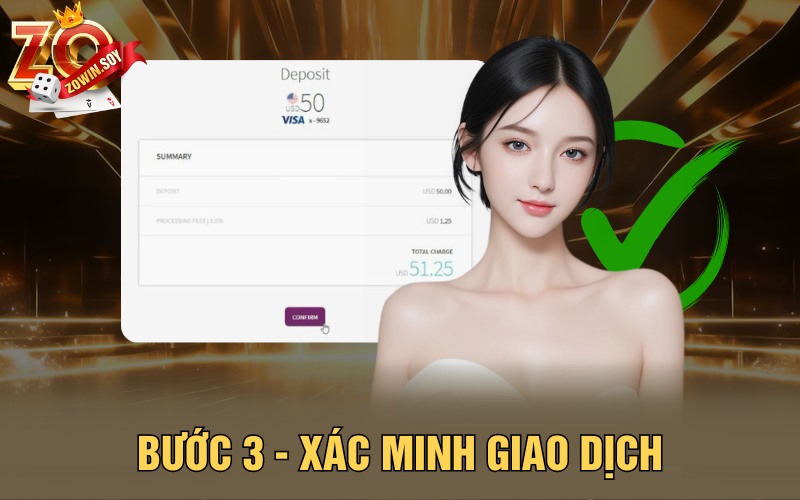 Bước 3 - Xác minh giao dịch