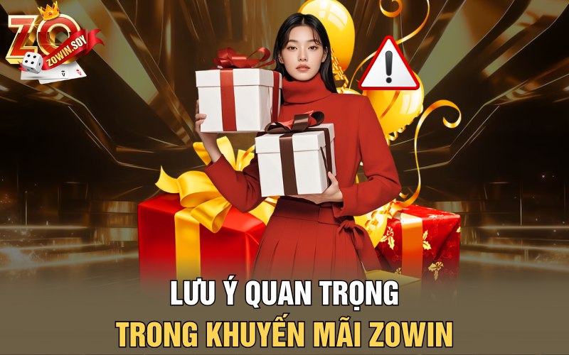 Khuyến Mãi Zowin | Biển Vàng Ưu Đãi Dành Cho Thành Viên 3 Các lưu ý chính khi tham gia khuyến mãi Zowin